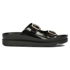 Ciabatte in pelle Filippo DK3599 / 22 Bk nere nero