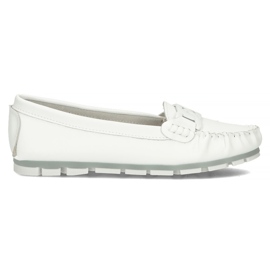 Mocassini in pelle Filippo DP3629/22 Wh bianco bianca