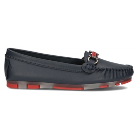 Mocassini in pelle Filippo DP3613/22 Nv Rd blu navy