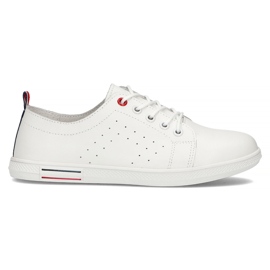 Scarpe in pelle Filippo DP3508 / 22 Wh bianco