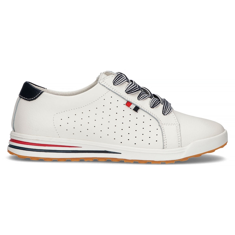 Scarpa in pelle Filippo DP3509/22 Wh bianco bianca