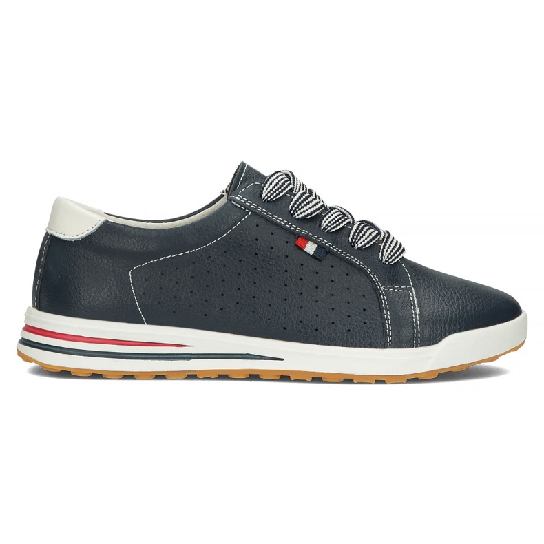 Scarpa in pelle Filippo DP3509/22 Nv blu navy