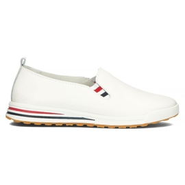 Scarpe in pelle Filippo DP3510 / 22 Wh bianco bianca