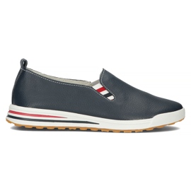 Scarpa in pelle Filippo DP3510/22 Nv blu navy