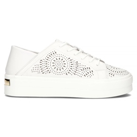 Scarpa in pelle FILIPPO DP3529 / 22 Wh bianco