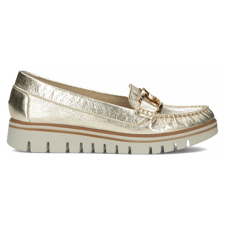 Mocassini in pelle Filippo 10134 oro d'oro