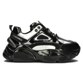 Sneakers in pelle Filippo BJ1848-SP argento nero