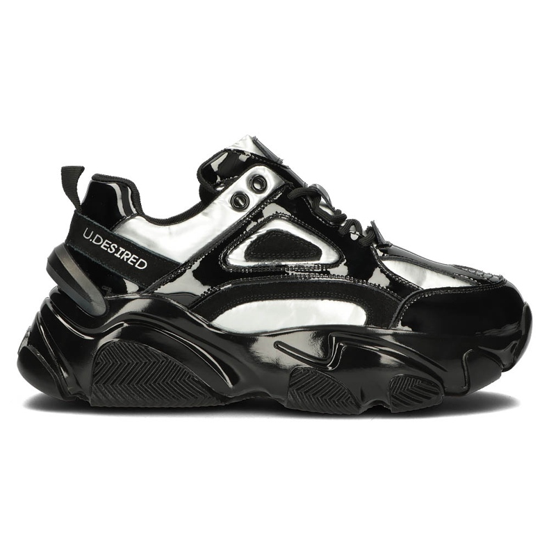 Sneakers in pelle Filippo BJ1848-SP argento nero d'argento