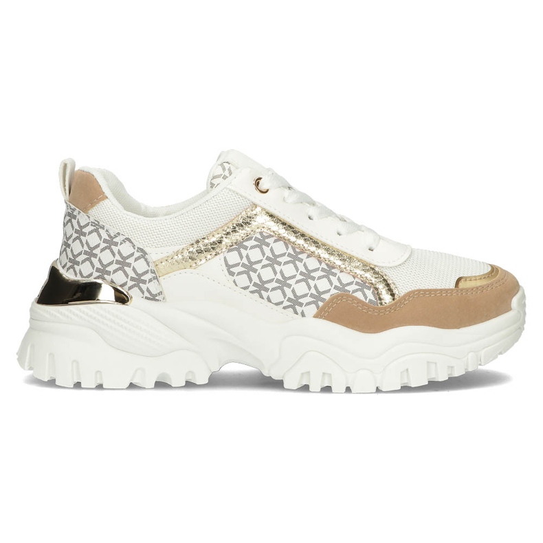 Sneakers Filippo BB116 bianche e beige bianca