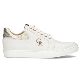 Sneakers in pelle Filippo 128 bianche bianco