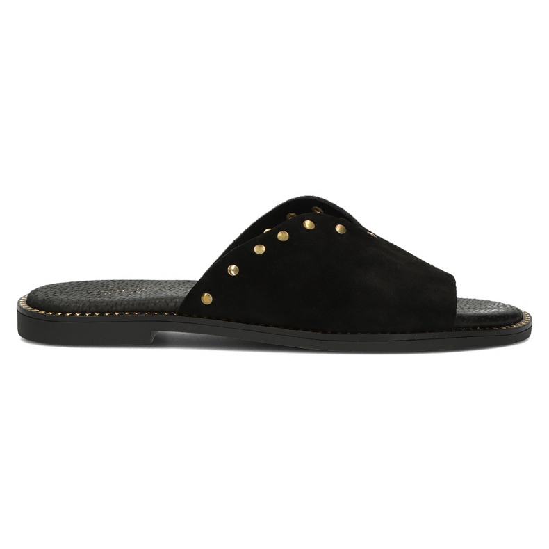 Ciabatte Filippo LH-425 in pelle nere nero