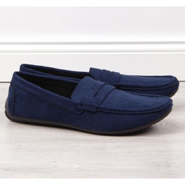 Mocassini slip on M EVE340B blu navy