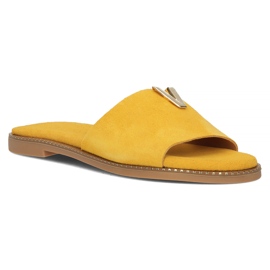 Ciabatte Filippo LH-200 in pelle gialle giallo