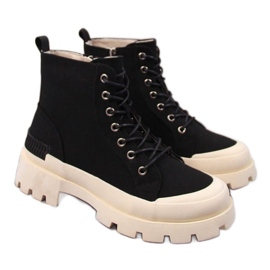 Sneakers nere con plateau D&amp;A W OLI142 nero
