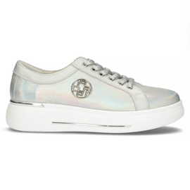 Scarpe in pelle FILIPPO DP3506/22 Si argento
