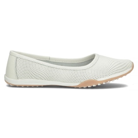 Ballerine in pelle Filippo DP3681 / 22 Wh bianche bianca