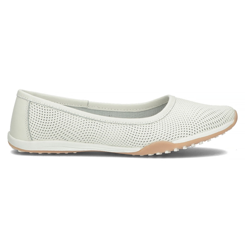 Ballerine in pelle Filippo DP3681 / 22 Wh bianche bianca