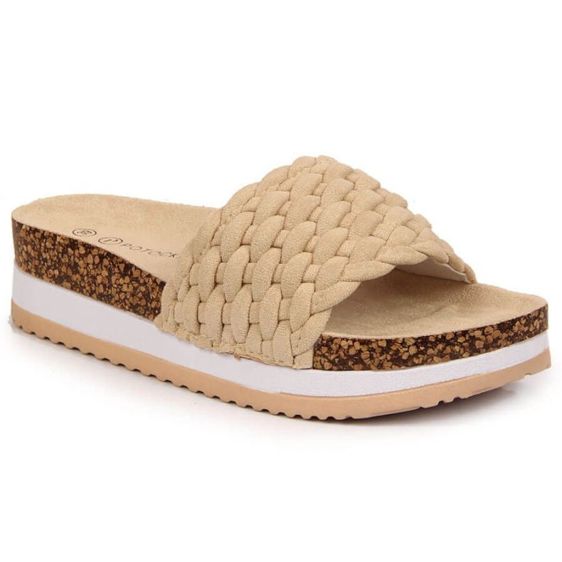 Ciabatte con plateau Potocki W WOL66B beige
