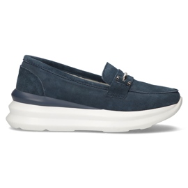 Scarpa in pelle Filippo DP3504/22 Nv blu navy