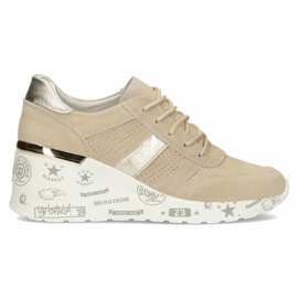 Sneakers in pelle Filippo DP3550/22 Be beige