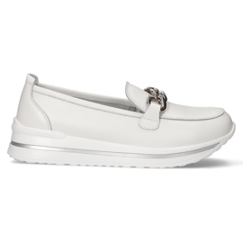 Scarpe in pelle Filippo DP3555 / 22 Wh bianco bianca