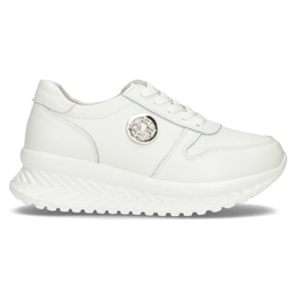 Sneakers in pelle Filippo DP3547 / 22 Wh bianche bianco