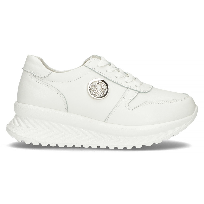 Sneakers in pelle Filippo DP3547 / 22 Wh bianche bianca