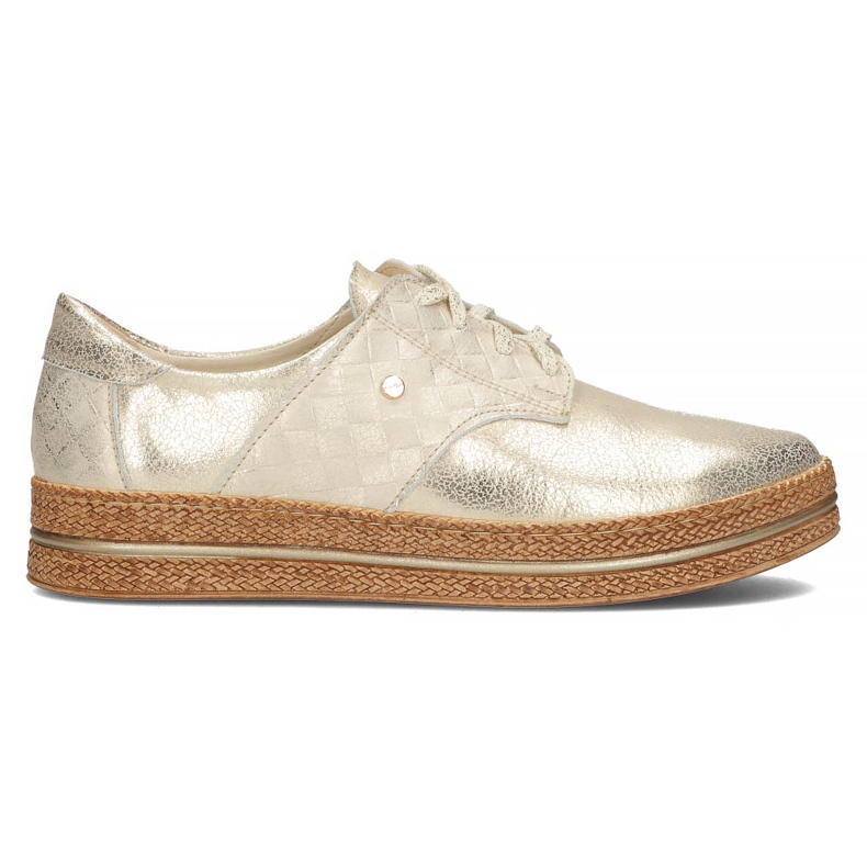 Scarpe in pelle Filippo 10123 oro d'oro