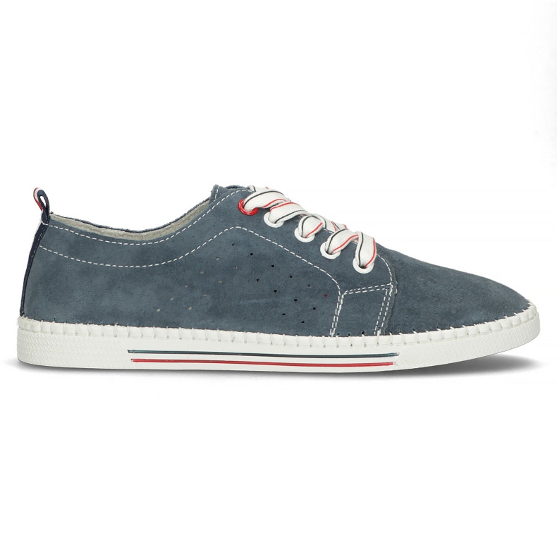 Scarpa in pelle Filippo DP3507/22 Nv blu navy