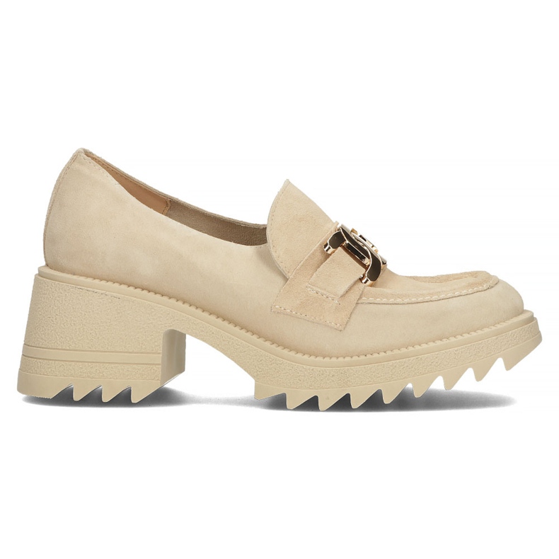 Scarpa in camoscio Filippo 20107 beige