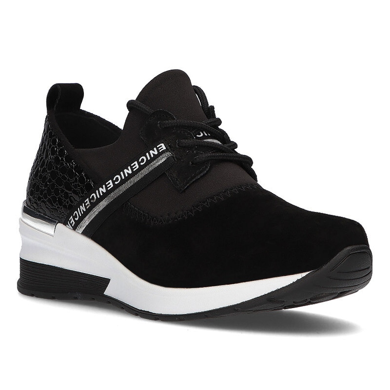 Sneakers in pelle Filippo DP1388/22 Bk nere nero