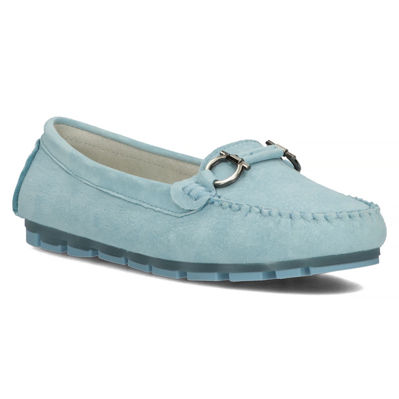 Mocassini in pelle Filippo DP3613/22 Bl blu