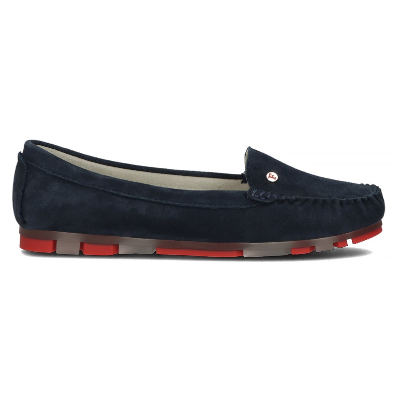 Mocassini in pelle Filippo DP2037/22 Nv Rd blu navy