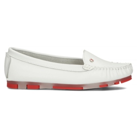 Mocassini in pelle Filippo DP2037 / 22 Wh Rd bianco