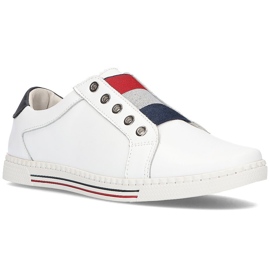 Scarpe in pelle Filippo DP2155 / 22 Wh bianco