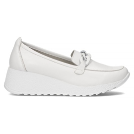 Scarpe in pelle Filippo DP3632 / 22 Wh bianco bianca