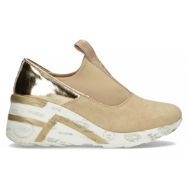 Sneakers in pelle Filippo DP3652/22 Be beige