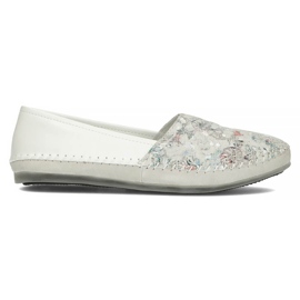 Scarpa in pelle Filippo DP031/22 Wh Bl bianco bianca blu