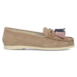 Mocassini in pelle Filippo DP3512/22 Be beige