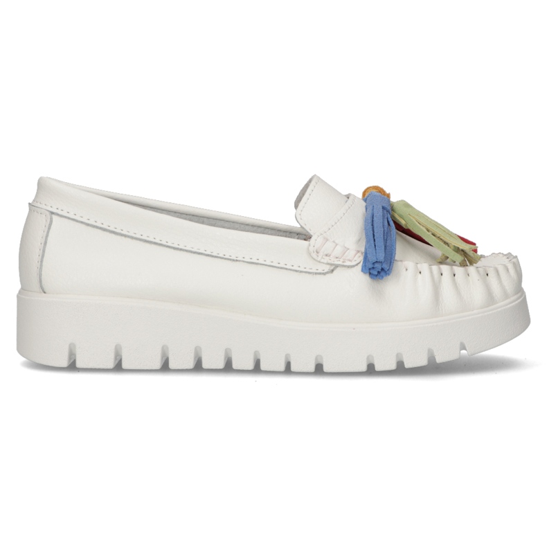 Scarpe in pelle Filippo DP3535 / 22 Wh bianco bianca