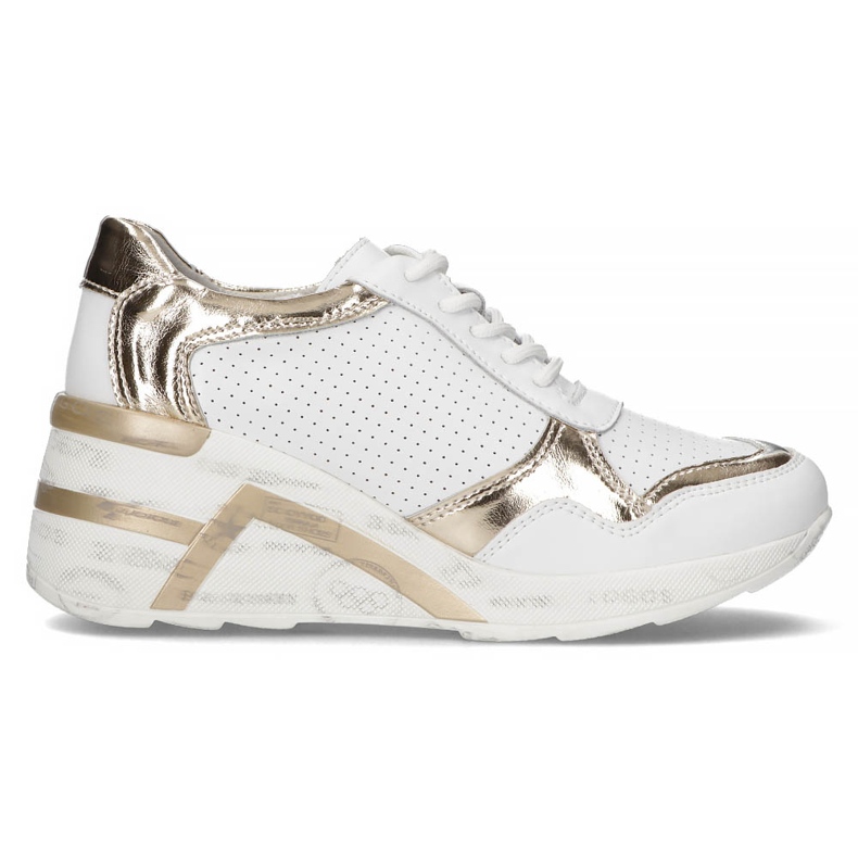 Sneakers in pelle Filippo DP3693 / 22 Wh bianche bianca d'oro