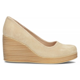 Scarpa in pelle Filippo DP3521/22 Be Su beige