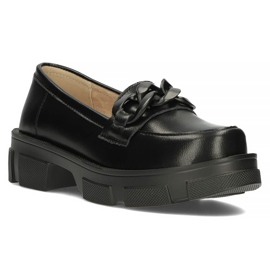 Scarpa in pelle Filippo DP3221/22 Bk Bk nera nero