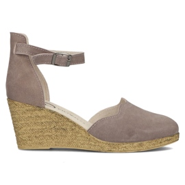 Sandali in pelle Filippo DS1394/22 Sd erica-beige