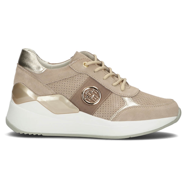 Sneakers in pelle Filippo DP3553/22 Be beige