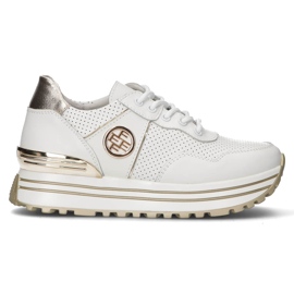 Sneakers in pelle Filippo DP3538 / 22 Wh bianche bianca