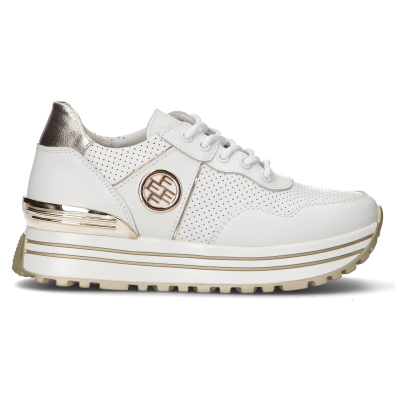 Sneakers in pelle Filippo DP3538 / 22 Wh bianche bianca