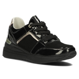Sneakers in pelle Filippo DP2003/22 Bk Bk nero