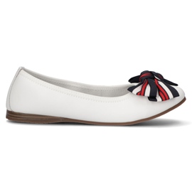 Ballerine in pelle Filippo DP3634 / 22 Wh bianche bianca