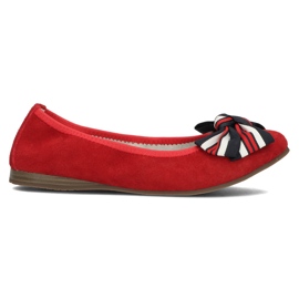 Ballerine in pelle Filippo DP3634 / 22 Rd rosse rosso